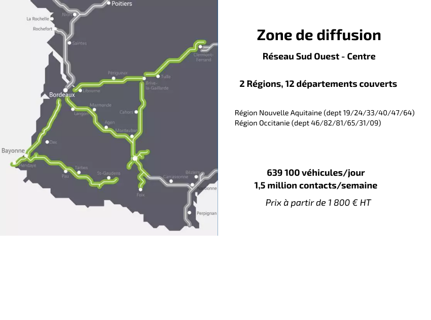 Radio Vinci Autoroutes 107.7 | Réseau Sud Ouest - Centre | Publicité radio