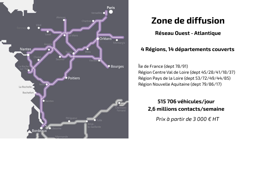 Radio Vinci Autoroutes 107.7 | Réseau Ouest Atlantique | Publicité radio